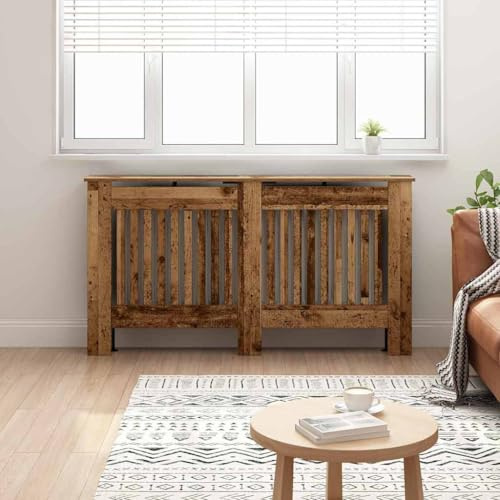Générique Cache-Radiateur Bois Ancien 152 x 19 x 81,5 cm,Maison & Jardin,Accessoires pour appareils électroménagers,Accessoires pour radiateurs,Marron,16.65 KG,884089