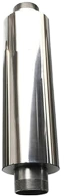 Stainless Steel Muffler for Vacuum Pump Blower High Pressure Fan Vortex Air Pump 1 1-1/4 1-1/2 2 2-1/2 3 4(G2 1-2,Double Head)