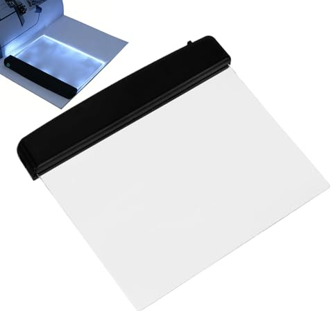 Jingmiger Luz Led De Lectura De Visión Nocturna Con Panel Plano, Iluminador De Páginas De Libros, Luces Para Lectura, Para Niños Mujeres Hombres Lectores Cama Escritorio Dormitorio Oficina Escuela