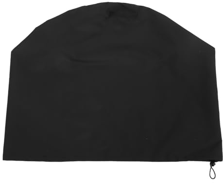 Gadpiparty Housse de Foyer Extérieur Ronde 60x74 Cm en Tissu Oxford 600d Imperméable Poignées, Protection Anti-poussière Résistante aux Intempéries pour Chauffage de Terrasse et Jardin
