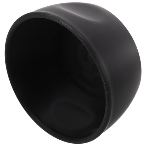 FRCOLOR Scodella da Barba per Sapone da Barba in Pla Nera, Impugnatura Comoda, per Creare Schiuma, per Grooming Maschile e Barber Shop, per Uomini