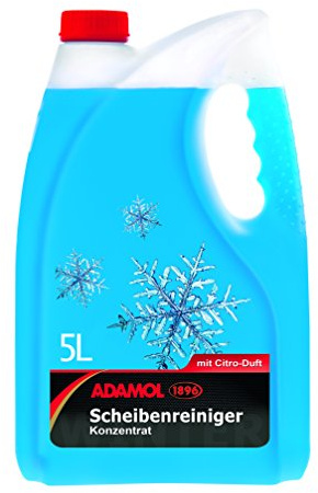 ADAMOL 1896 01260739 Scheibenfrostschutz Konzentrat mit Citrus-Duft, 5 L