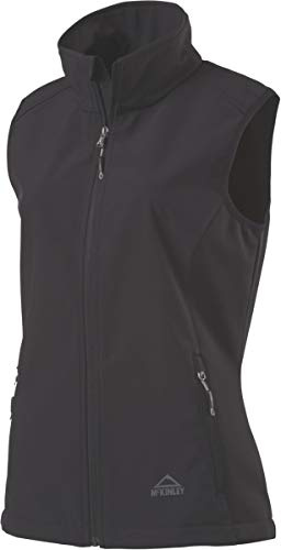 Mc Kinley Damen Lusaka Fleece-Weste, Black, 34