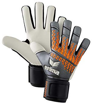 Erima Kinder Torwarthandschuhe SKINATOR Training NF 2.0, schwarz/orange, 6, 7222005