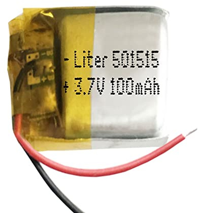 Batterie 501515 LiPo 3.7V 100mAh 0.37Wh 1S 5C Liter Energy Battery pour l'électronique Rechargeable Téléphone Portable Smartwatch GPS - Ne Convient Pas à la Radiocommande 17x15x5mm(100mAh|501515)