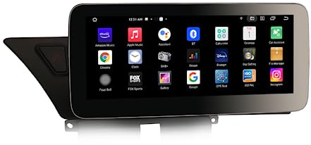 [8G+128G] 12.3 Pulgadas 8 Core Android 13 Car Stereo para Audi A4/A5/B8/S4/S5 Soporte GPS Navi Carplay IPS WiFi 4G Dab+ DVR Bluetooth MMI-Bedienknopf OEM Radio