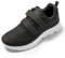 JOMIX Zapatillas Hombre Malla sin Cordones de Verano Zapatillas Depotivas Sneakers Ligeras Transpirables Running Gimnasio Correr, Negro Blanco, 44 EU