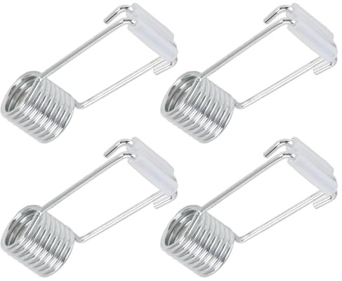 4 Stück Schmetterlingsfeder-Türschließer, 2cm Universal-Feder-Türschließer | Edelstahl, Selbstschließend, für Feuerfeste Schranktüren zum Selbermachen