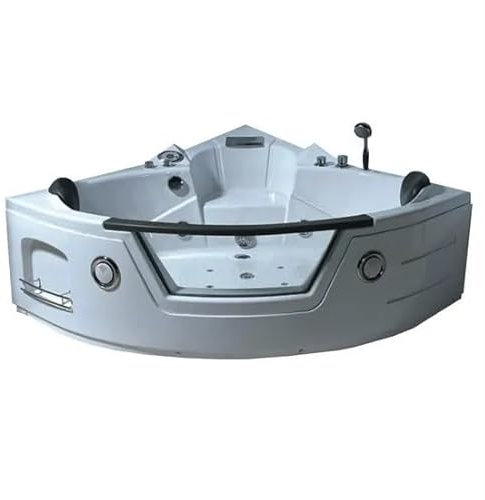 Bagno Italia Bain à remous pour deux personnes 150 x 150 cm 12 jets chromothérapie radio