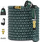 100FT Expandable Garden Hose, U ULTTY Garden Hose Pipe with 10 Function Nozzle, 1/2 & 3/4 Solid Brass Fittings Durable 3750D Weave No-Kink Lightweight Outdoor Yard Flexible Water Hose, Green