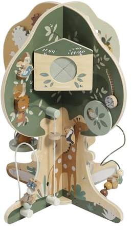 Vertbaudet Activity-Baum aus Holz FSC® grün pandafreunde