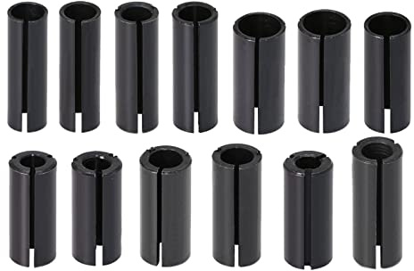 LIGSLN Collet Shank Router Tool Adapters Holder Milling Wood Cutter Conversion Chuck for Engraving Machine Milling Cutter Sets for Milling Machines Bits Removal Nail Wood