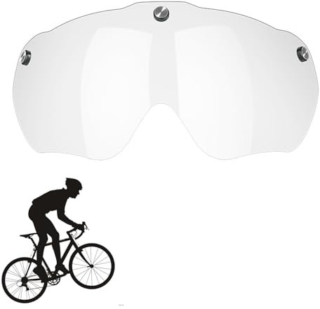 Occhiali Magnetici per Casco Bici - Visiera Rimovibile Trasparente con Protezione Solare - Unisex per Ciclismo