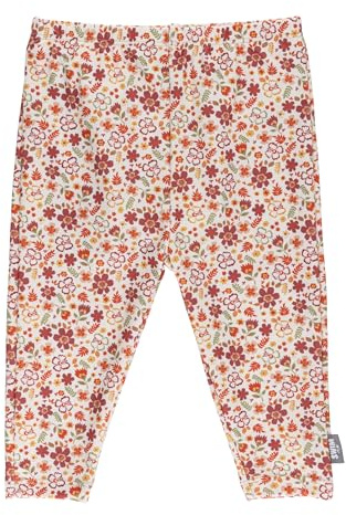 Sterntaler Leggings blommor – baby badbyxor med blommigt tryck – UV-skydd 50+ badmode – badbyxor för flickor med blöjinsats upp till storlek 86/92 – baby och barn simkläder, ecru, 68