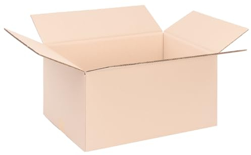verpacking Faltkartons 585 x 385 x 300 mm Braun (Außenmaß 590x390x310 mm) KK 113 2-wellig Versandkarton für mittelgroße Waren DHL Paket DPD GLS Hermes Kartons (80)