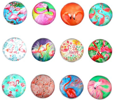 Amosfun 24stücke Magnet Kühlschrank Flamingo Muster Magnete Für Kühlschranktür Schrank Bürokabine Zum Präsentieren Von Fotos Notizen Dateien Dekoration Für Zuhause Und Büro