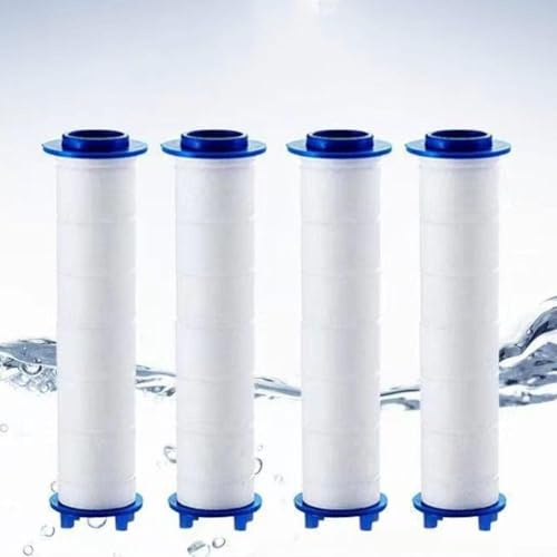 Lot de 10 filtres en coton PP pour pommeau de douche, filtre à eau pour pommeau de douche, filtre de rechange pour pommeau de douche, 24 x 115 mm