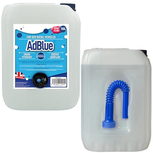 STORM TRADING GROUP 10 Litres AdBlue With Integrated Easy Pour Spout Preventing Spills