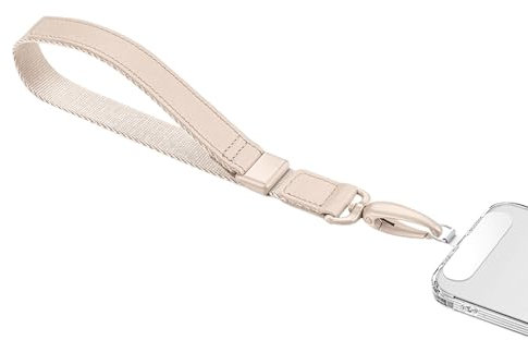 CHUQING Cadena Universal Corta para Móvil, Ajustable, Multiusos, Resistente, Color Marrón Claro