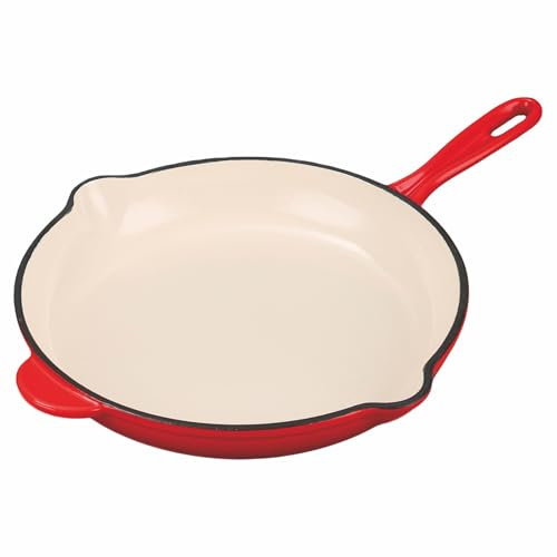 Padella 26,5 cm in ghisa smaltata, induzione, rosso, Les Cocottes SìChef