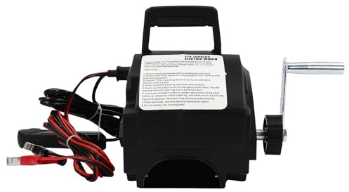 Montacargas eléctrico Polipasto Eléctrico Cabrestante eléctrico Elevador de cable de motor portátil Elevación de acero de 9,2 M para automóviles, remolques, camiones, yates y barcos