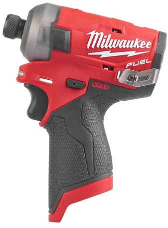 Milwaukee Impact Driver MILWAUKEE M12 Fuel - Surge -FQID-0 12 V - Without Battery or Charger 4933464972 (M12FQID-0), Black