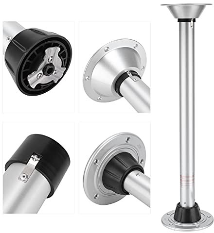 01 Tischbein, höhenverstellbar, abnehmbares Tischbein für Tischstütze und Gegenstütze für Yacht Rv Bus Wohnmobil