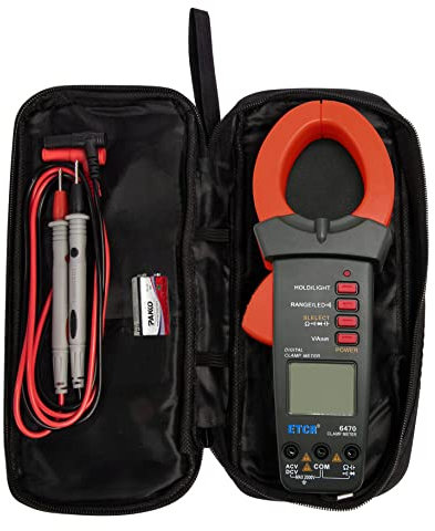 GuliTech current Clamp meter ETCR6470 Digital Earth Clamp Meter Manual Dc Ac 20A -2000A Clamp Meter Small (ETCR6470)