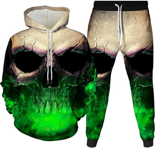 hiegi Tuta da allenamento da uomo, tuta da jogging, tuta sportiva, tuta da jogging, felpa e pantaloni, XL
