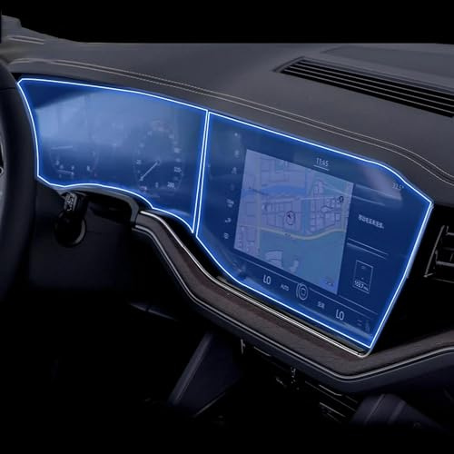 CKLS Devices Display Protective Film Digital Cockpit Entertainment Navigation Protector Car Interior,for Volkswagen Touareg 2019 2020
