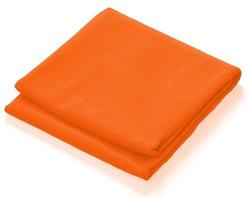 BSSTORE® Telo Mare In Microfibra - Asciugamano In Microfibra - Asciugatura Rapida - Telo Da Viaggio, Spiaggia E Palestra - Sacchetto Portatelo Incluso - 166x84cm (Arancione)