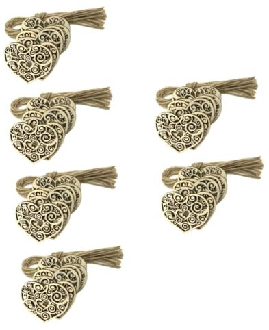 SEWACC 60 Stk Partei hängender Anhänger wandverkleidung wand polsterung wohnzimmerdeko wedding decor hochzeitsdeco Gefälligkeiten für Hochzeitsfeiern hölzerne hängende Verzierung