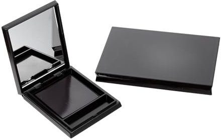 MUSISALY 2stücke Magnetische Make-up Palette Leere Lidschatten Rougebox Diy Nachfüllpalette Magnetisch Kompakt Leicht Tragbar Für Reisen Und Kosmetikaufbewahrung