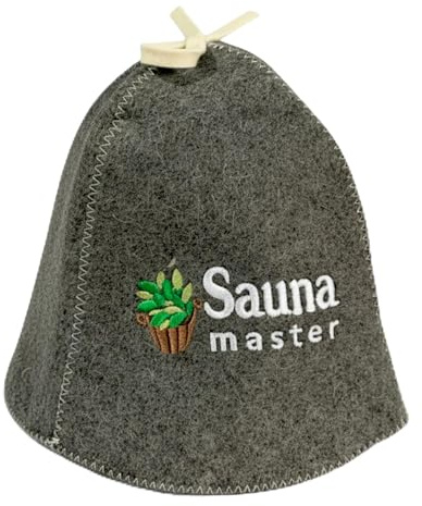 GMMH Einzigartiger Saunahut aus Wollfilz, Saunamütze mit witzigen Motiven für Damen und Herren, Filz Kopfschutz Saunakappe Filzkappe Mütze Filzhut Kappe Sauna, Finnische Sauna