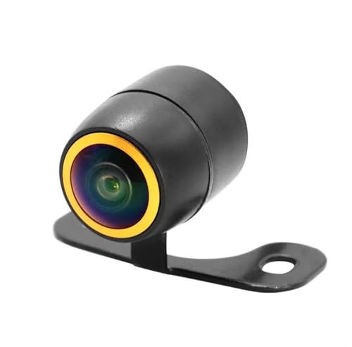 Rear View Reverse Camera 175 Degree Golden Car Rear View Camera Night Vision Reversing Auto Parking Monitor CCD Waterproof AHD Video Fish Eye Lens Parking Assist Camera