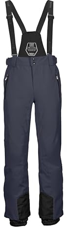 Killtec - Ksw 100 Enosh Mn Ski Pnts, Pantaloni da Sci/Pantaloni Funzionali con Bretelle Rimovibili, Protezione Bordi e paraneve Uomo
