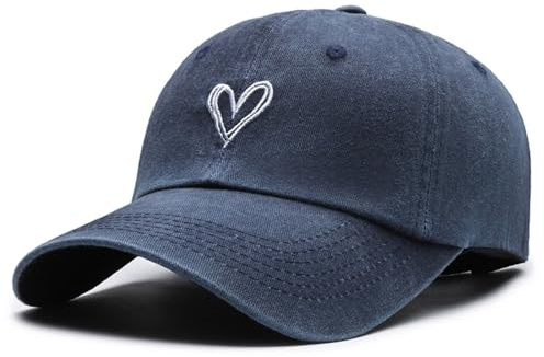TAGVO Gorra de béisbol para Hombre Mujeres - 100% algodón Gorra de béisbol Ajustable y Plegable, Gorra de béisbol Clásica Lavada con Bordado, Sombrero de Sol Protección UV