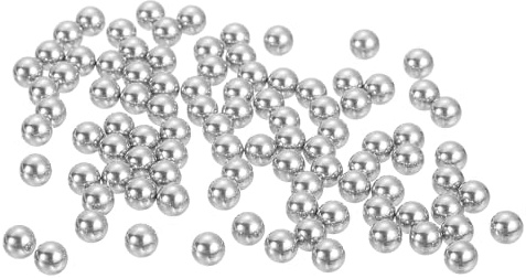 QUARKZMAN 100 Stück Kugellager Stahlkugeln, 4.763mm Kugellager Kugeln 440c Edelstahl Edelstahlkugeln G10 Präzisions Metallkugeln Lager Stahlkugeln für Lager Fahrräder