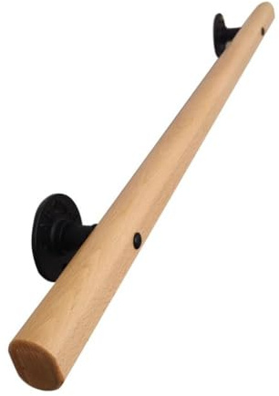 Corrimano In Legno Per Scale Interne, Corrimano Per Scale A Parete Ringhiera Antiscivolo Per Scale Interne Per Bambini, Anziani, Donne Incinte, Disabili(130cm/51.2)