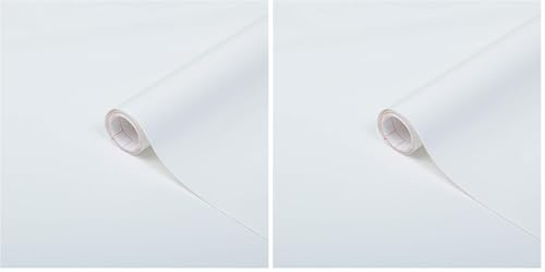 d-c-fix Möbel-Klebefolie Weiß Hochglanz 90 cm x 2,1 m - Möbelfolie selbstklebend Küchenfolie Folierung Küchen-Schrank Deko-Folie Tisch Fensterbank Küchenfronten Türfolie Türtapete Tür glänzend