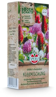 Sperli SPERLI's 88430 Mélange de trèfle pour le sol, engrais vert naturel enrichi en azote, adapté aux insectes, activateur de sol, amélioration du sol, cure de sol