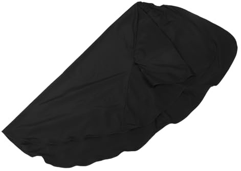 Zerodeko Mantellina Parrucchiere Nera Riutilizzabile Tessuto Confortevole Mantello Protettivo per Taglio Capelli Lavabile Mano Lavatrice Facile da Pulire e Asciugatura Rapida Uso