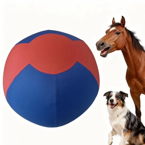 DayoVortex Jolly Ball for Horses - 18-inch Elastic Outdoor Pasture Ball to Prevent Boredom, Fun Horse Toys for Active Play