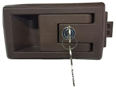 CR-MOESANCO Serrure complète rectangulaire 25 mm pour porte de caravane ou camping-car