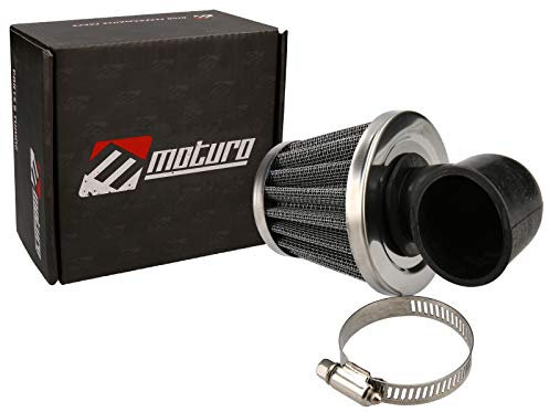Moturo Sport Luftfilter 45° 35mm Anschluss Typ 15 für Motorrad ATV Quad
