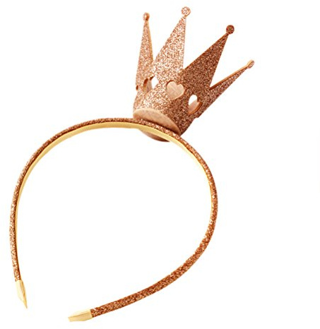 Crown Head Hoop Kinder, Schöne Krone Stirnband Kinder Haarband Haarreif Glitzerndes Leder Kopfschmuck Haarschmuck ZubehöR Für Geburtstagsfeiern Kostümpartys Und Festliche Anlässe Party Dekoration