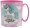 Unicornio - Taza con mango de unicornio de melamina, 9 cm de altura, se puede utilizar en micras.