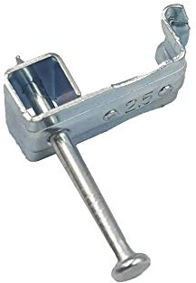 Clip 4 Fire 2.5mm Metal Fire Resistant Steel Cable Clip Compliance to 18th Edition Pack of 100