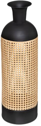 Atmosphera - Vase - Arbela - métal - Noir - H60-5 cm