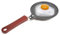 GOODS+GADGETS Bratpfanne mit Herz-form, mini Eier-pfanne Aus Edelstahl Mit Antihaftbeschichtung für romantische Frühstückseier
